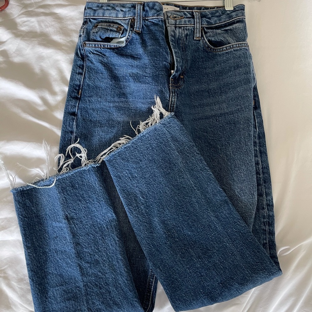 Topshop straight leg jean 26